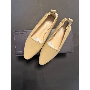 French Connection Woman Emee Flats Rouched Back Beige Size 7